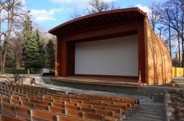 Zrekonstruované letní kino (amfík) ve Valmezu